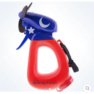 DISNEY PARKS SORCERER Red White Blue SPRAY COOLING FAN NEW WITH TAGS